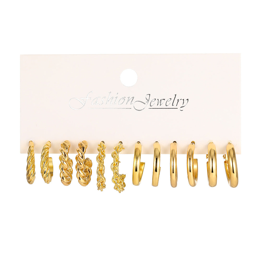 Damen Ohrringe-Set mit kunstvollen und variierenden Designs Shop Nory