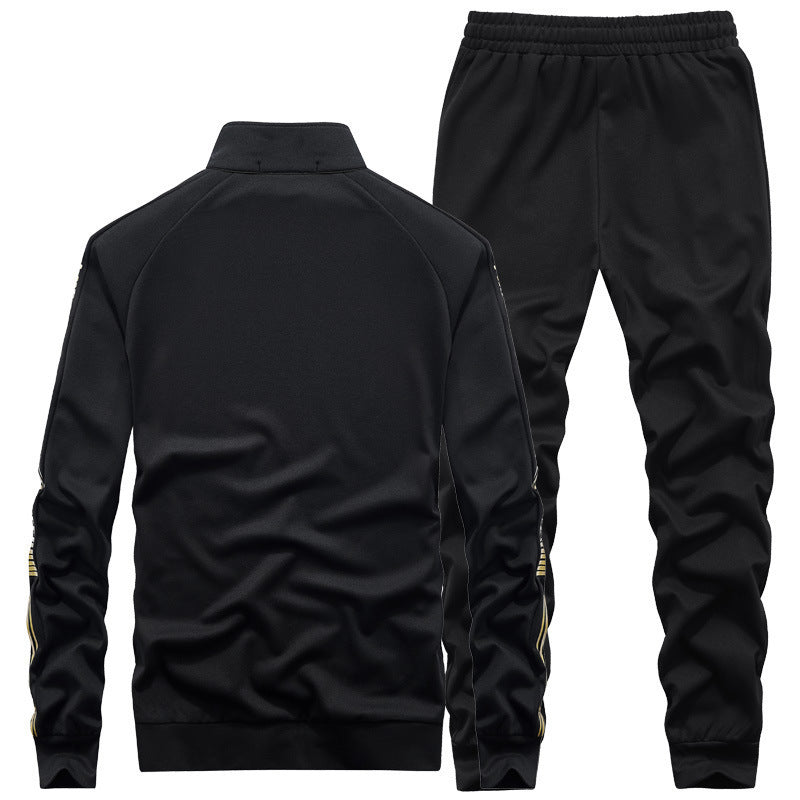 Herren Trainingsanzug‑Set mit Stehkragen und Slim‑Fit Jogginghose Shop Nory