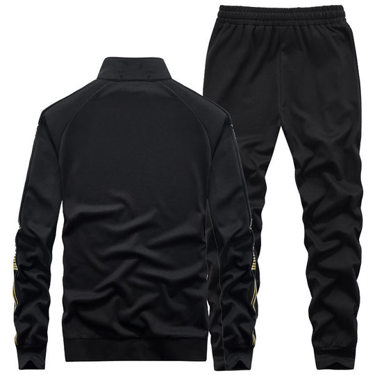 Herren Trainingsanzug‑Set mit Stehkragen und Slim‑Fit Jogginghose Shop Nory