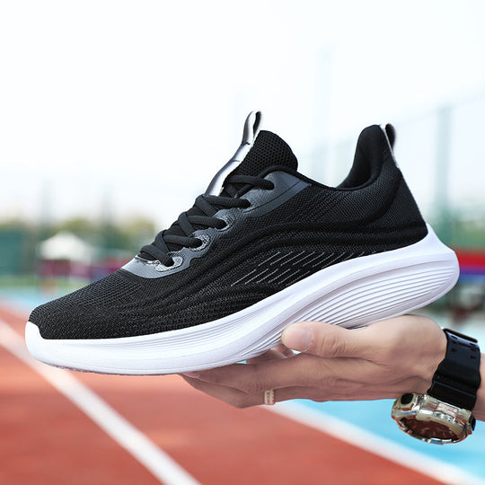 Damen Strick-Sportsneaker mit ergonomischer Formgedächtnis-Schaum-Einlegesohle und profilierter Leichtsohle Shopy Nory