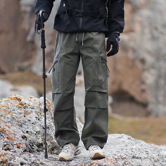 Herren Robuste wasserabweisende Trekkinghose mit Cargo-Taschen Shop Nory