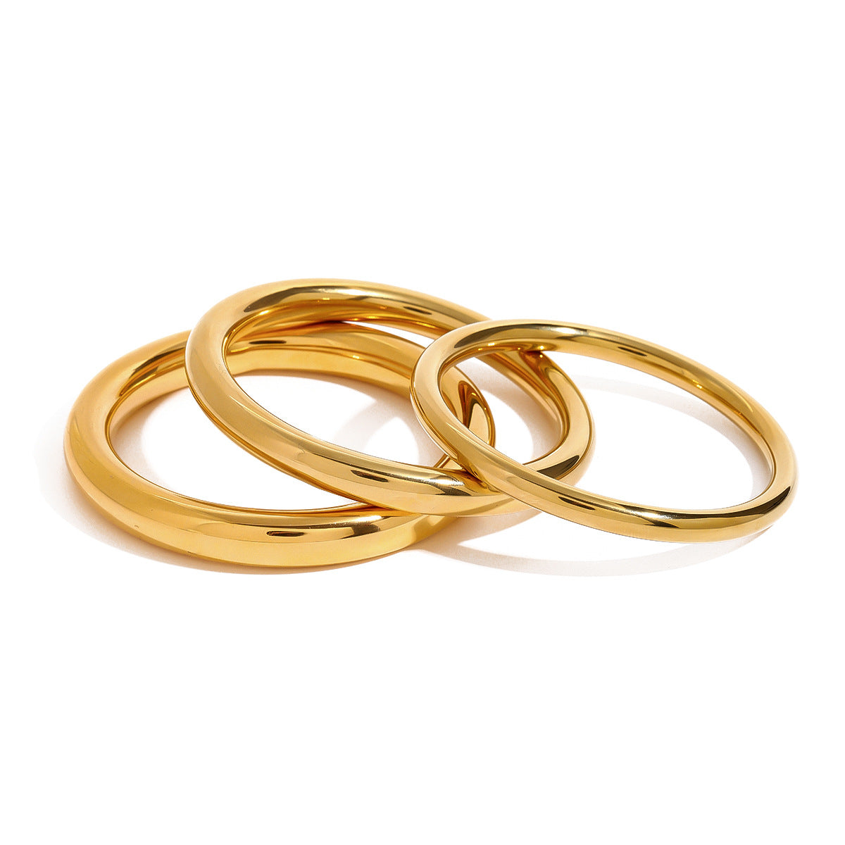 Damen eleganter Edelstahlring mit hypoallergener und wasserdichter Beschichtung Shop Nory