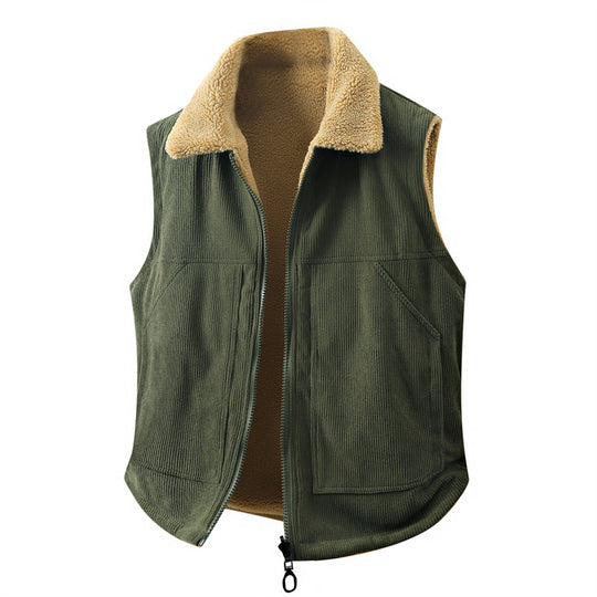Damen Ärmellose Teddyfleece-Weste mit Stehkragen und durchgehendem Reißverschluss Shop Nory