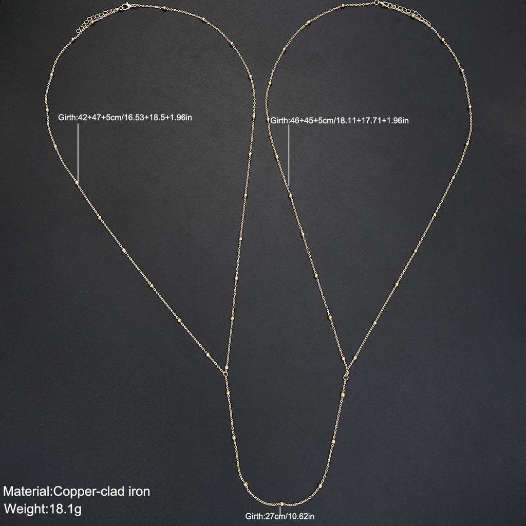 Damen Ketten-Halsband mit eleganten Perlenakzenten Shop Nory