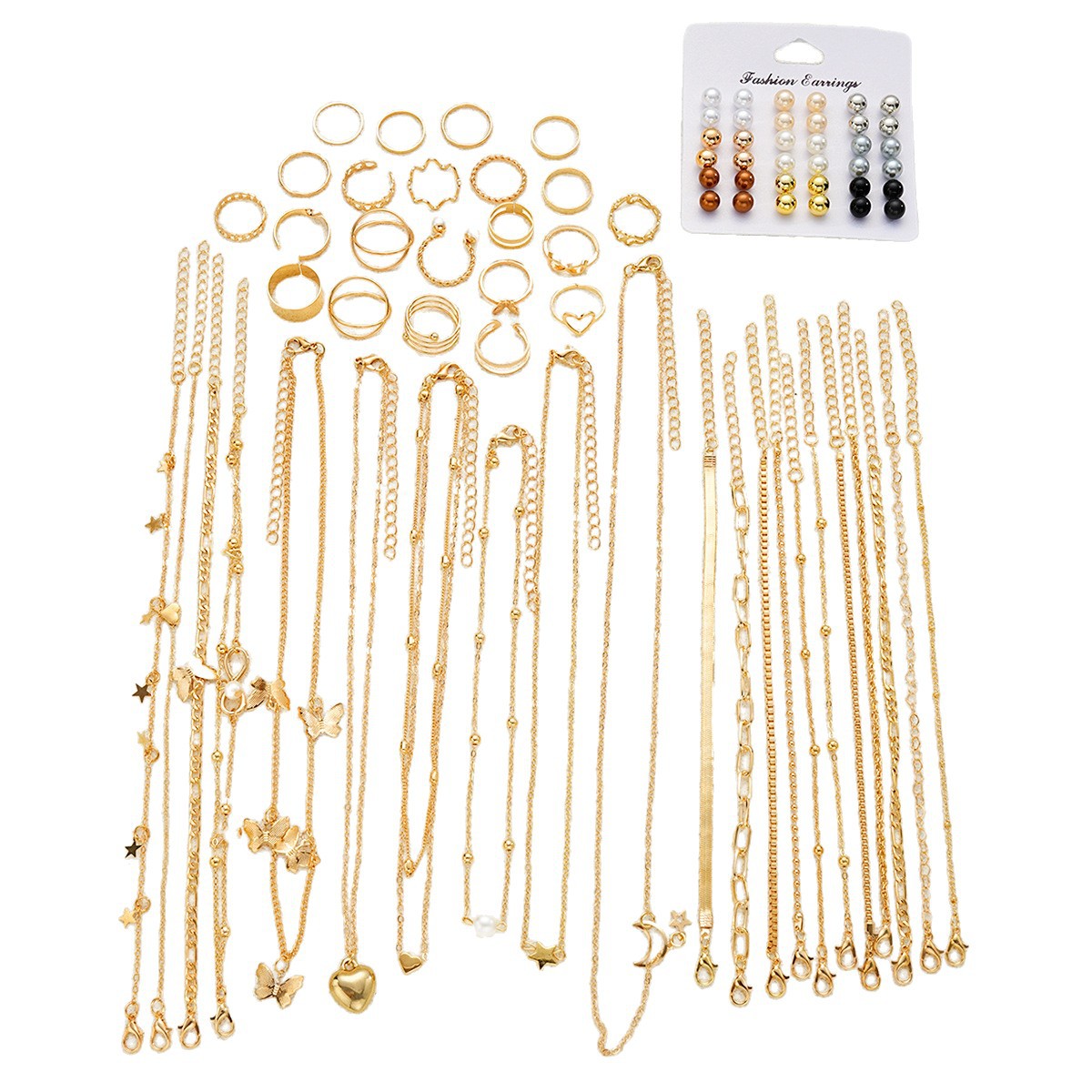 Damen Schmucksortiment in eleganter Aufbewahrungsbox Shop Nory