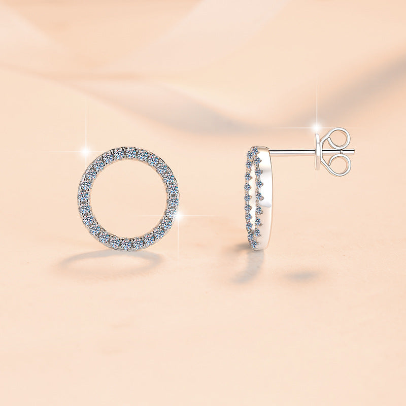 Damenohrringe mit funkelndem Zirkonia-Rahmen und elegantem Design Shop Nory
