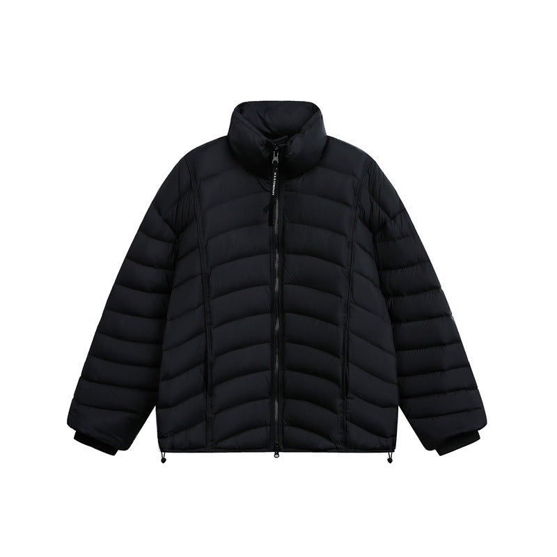 Damen Kurz geschnittene ultraleichte Steppjacke mit Stehkragen Shop Nory