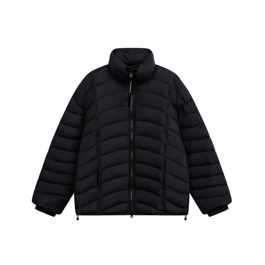 Damen Kurz geschnittene ultraleichte Steppjacke mit Stehkragen Shop Nory
