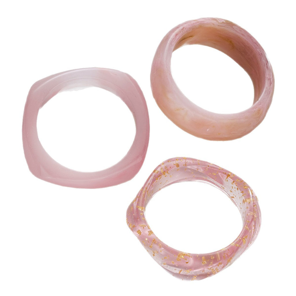 Damen Armband-Set aus hochwertigem Acryl mit kreativen Designs Shop Nory