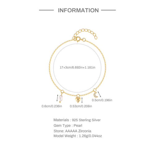 925 Sterling Silber Kabelkette Armbänder Einfacher Stil | Shop Nory