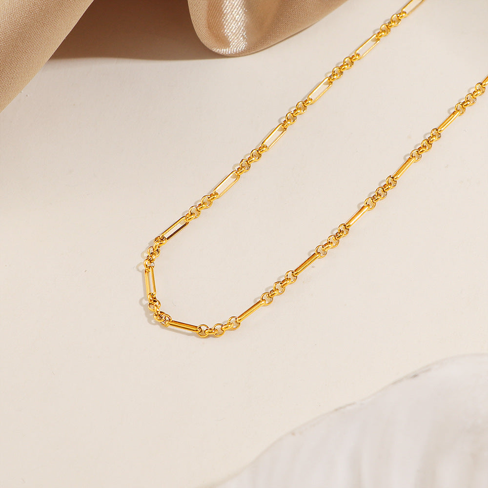 Frauen Elegante Papierclip Halskette Shop Nory