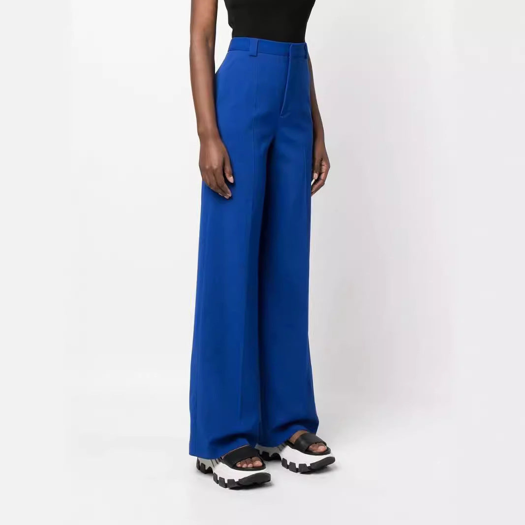 Damen High‑Waist Weitbein‑Hose im Tailoring‑Look Shop Nory