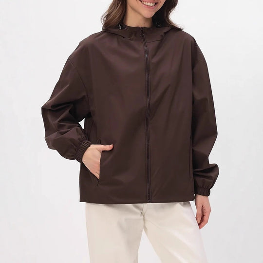 Damen Leichte Freizeitjacke mit Kapuze