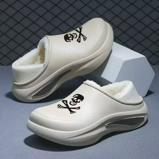 Damen Gefütterte Komfort-Clogs mit Teddyfutter und stoßdämpfender Profilsohle Shop Nory