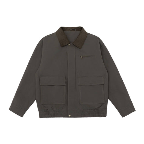Herren Oversize Workwear-Jacke mit Kordkragen und großen Pattentaschen Shop Nory