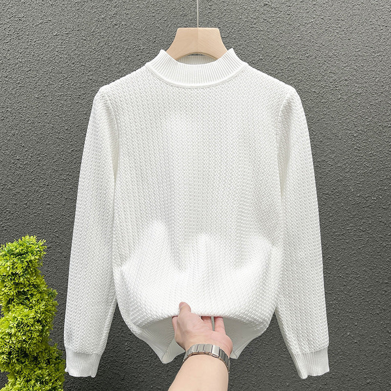 Damen Strukturierter Rollkragenpullover aus feinem Waffelstrick Shop Nory