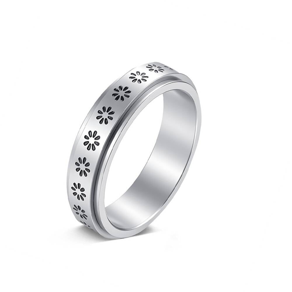 Damen Ring mit kunstvollen Blumenornamenten und hochwertiger Oberflächenverarbeitung Shop Nory