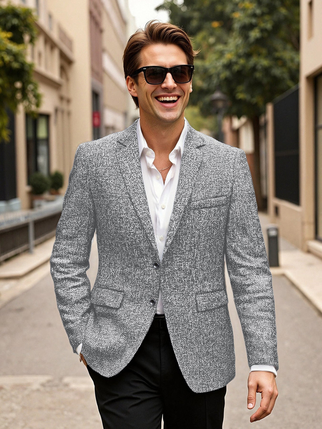 Herren eleganter Blazer aus Wolle