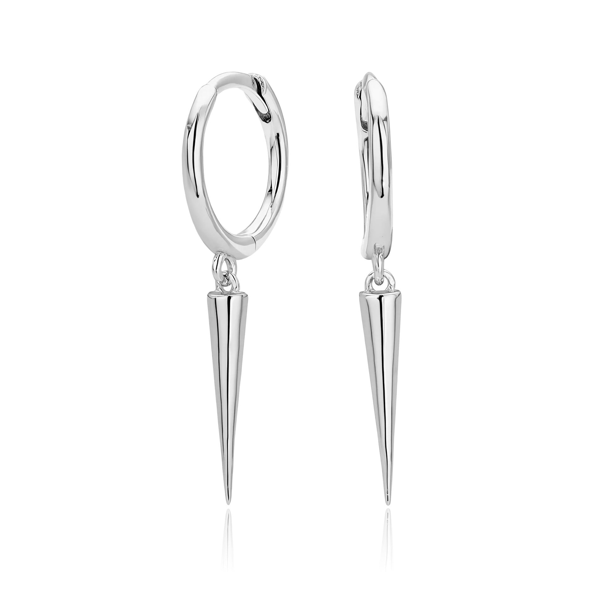 Damen Ohrringe mit elegantem und modernem Anhänger aus 925 Sterling Silber Shop Nory