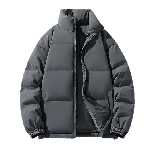 Herren Gepolsterte Pufferjacke mit hohem Stehkragen, winddichter Außenlage und verstellbarem Kordelzugsaum Shop Nory