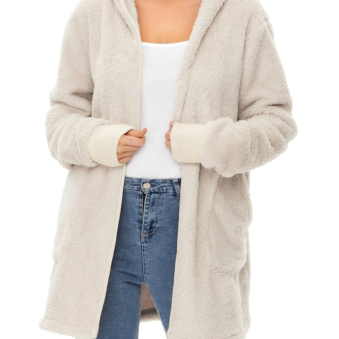 Damen weicher Fleece-Mantels