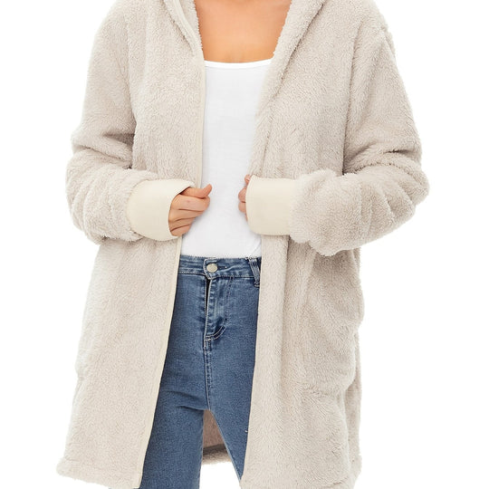 Damen weicher Fleece-Mantels