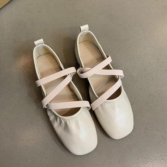 Damen Ballerinas mit modernem Riemchendesign und komfortabler Sohle