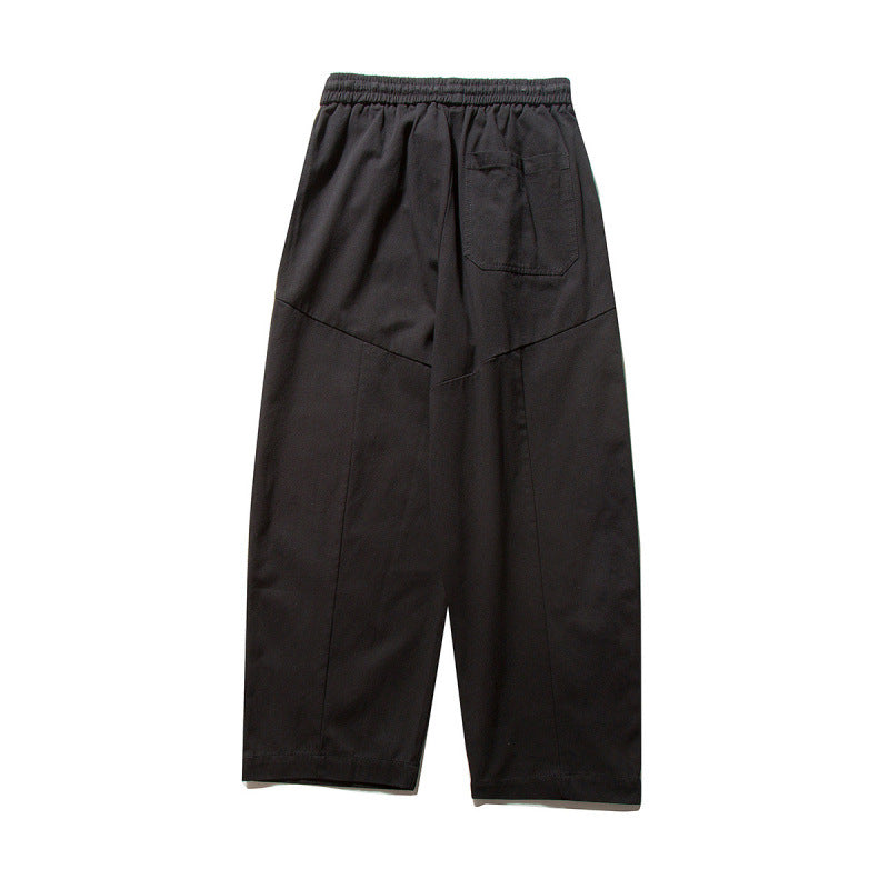 Unisex Weite Culotte-Hose mit elastischem Bund und Kordelzug Shop Nory