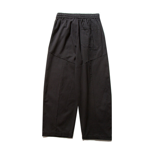 Unisex Weite Culotte-Hose mit elastischem Bund und Kordelzug Shop Nory