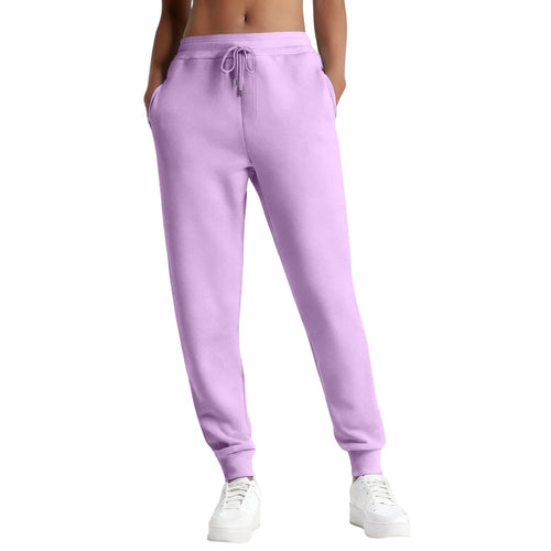 Damen nan schmale High‑Waist Sweat-Jogginghose mit hohem Komfortbund, verstellbarem Kordelzug und elastischen Knöchelbündchen Shop Nory