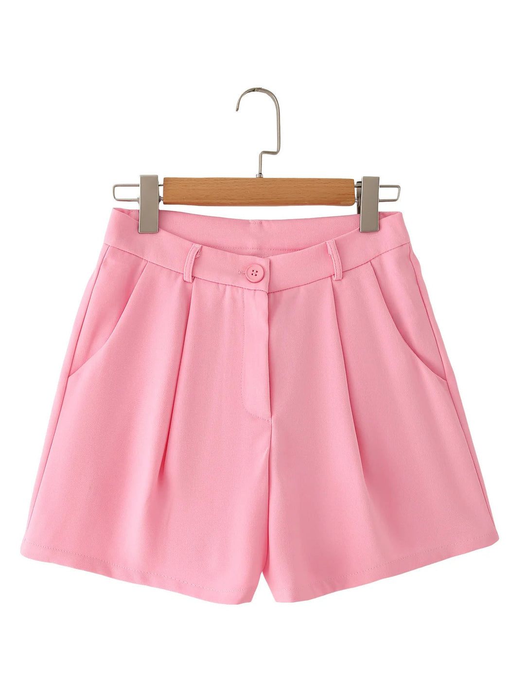 Damen Blazer-Short-Set mit eleganter Schnittführung und praktischen Taschen