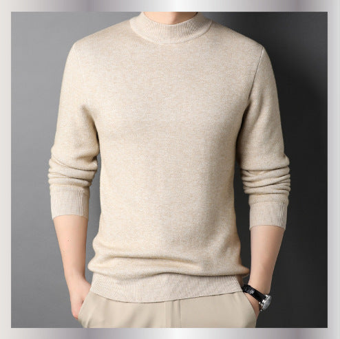 Herren Pullover mit hohem Kragen