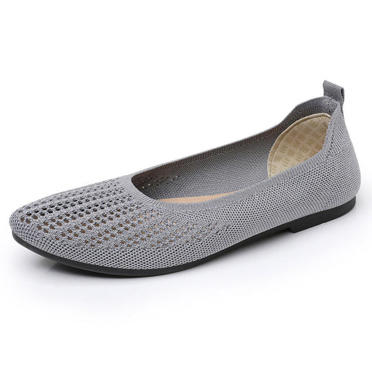 Damen Komfortable Ballerinas mit atmungsaktiver Netzstruktur und weichem Innenfutter