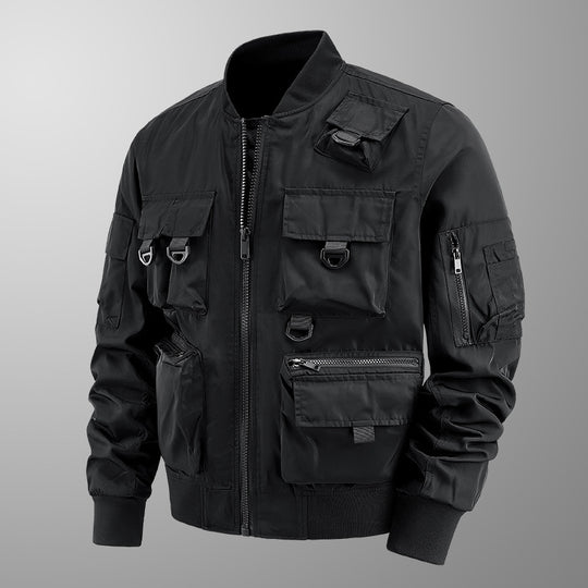 Herren taktische Multi-Pocket Bomberjacke mit Utility-Taschen Shop Nory
