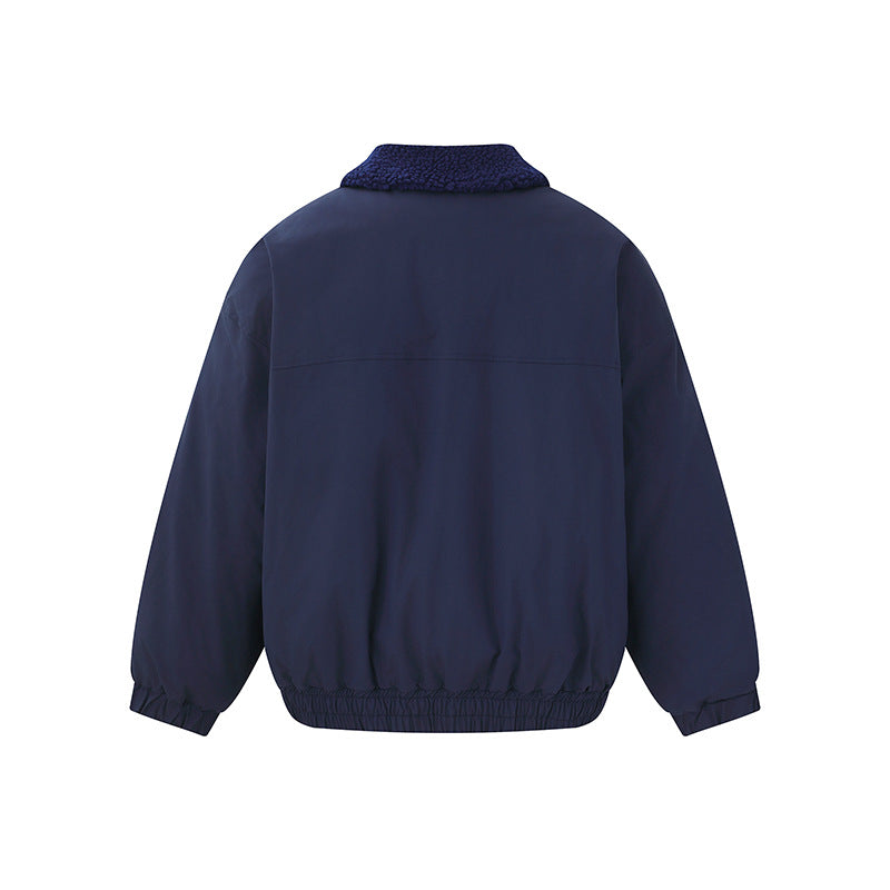 Herren Winddichter Boxy-Bomber im Workwear-Stil mit Teddykragen Shop Nory