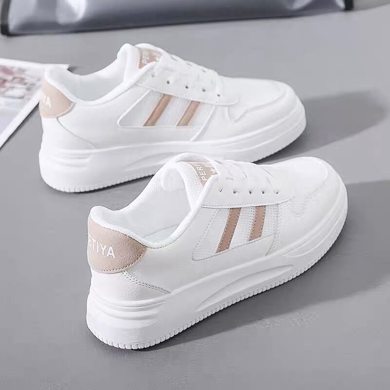 Damen Plattform Sneakers mit atmungsaktivem Obermaterial und rutschfester Sohle