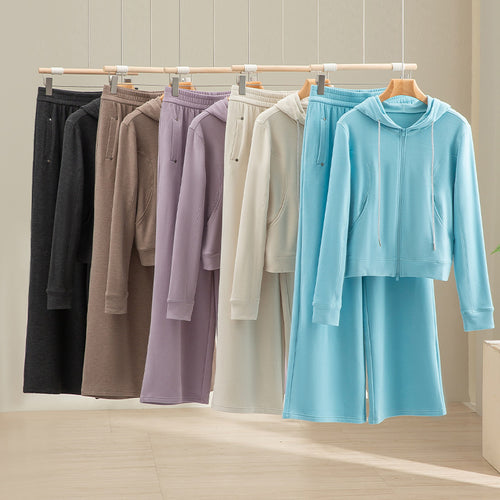 Damen Weite Satin-Loungehose mit elastischem Bund und Eingrifftaschen Shop Nory