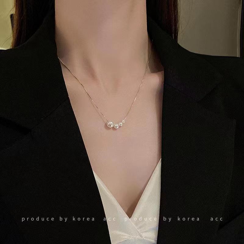 Damen elegante Halskette mit Perl-Design Shop Nory