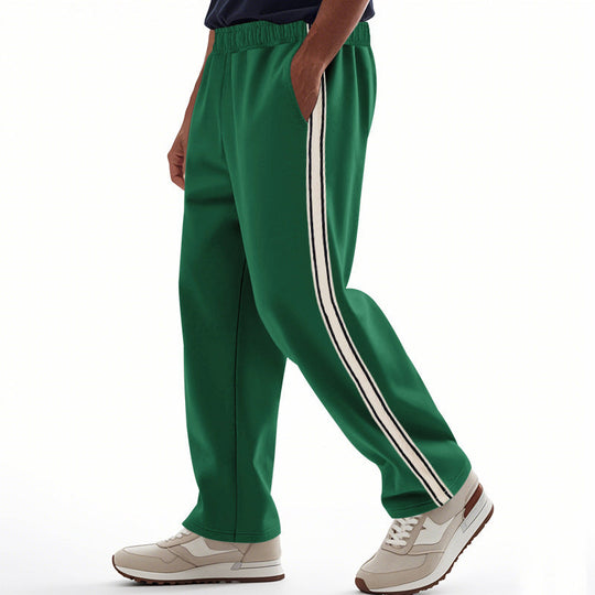 Herren Freizeit-Jogginghose mit seitlichen Streifen und elastischem Bund