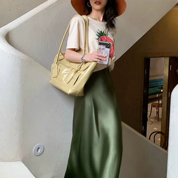 Damen Elegante und fließende Bluse mit Streifen Shop Nory