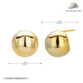 Damen Ohrstecker mit hochwertiger Goldbeschichtung und modernem Design Shop Nory