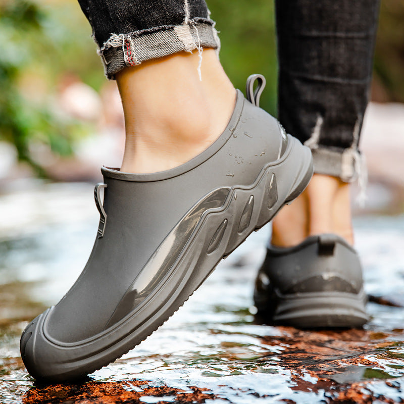 Herren Robuste wasserdichte Outdoor‑Clogs aus Vollgummi mit griffiger Profilsohle Shop Nory
