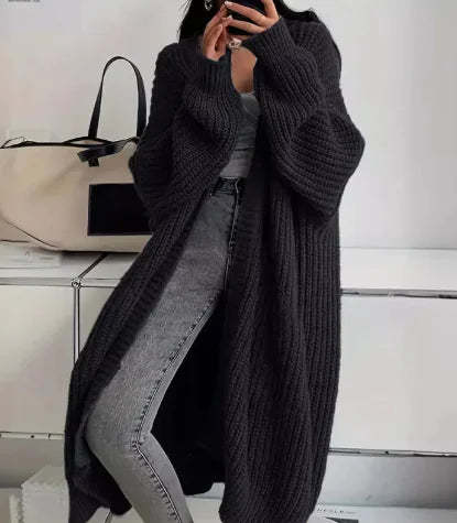Damen Strickmantel im Oversized-Stil