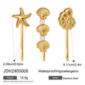 Damen Haarschmuck mit maritimen Muschelmotiven und hypoallergener Edelstahlverarbeitung Shop Nory