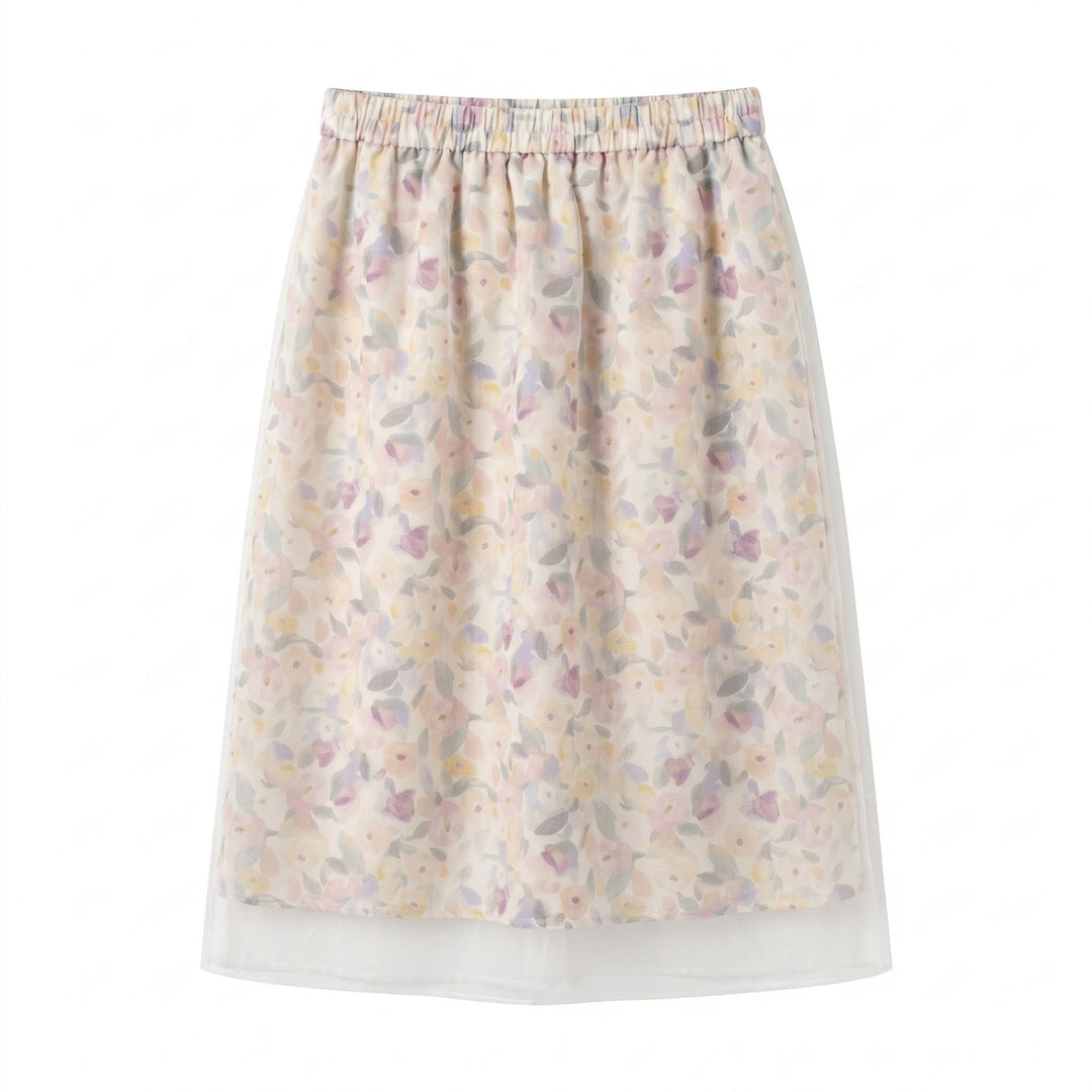 Damen Eleganter Blütenrock Shop Nory
