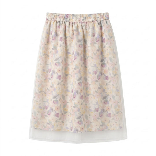 Damen Eleganter Blütenrock Shop Nory