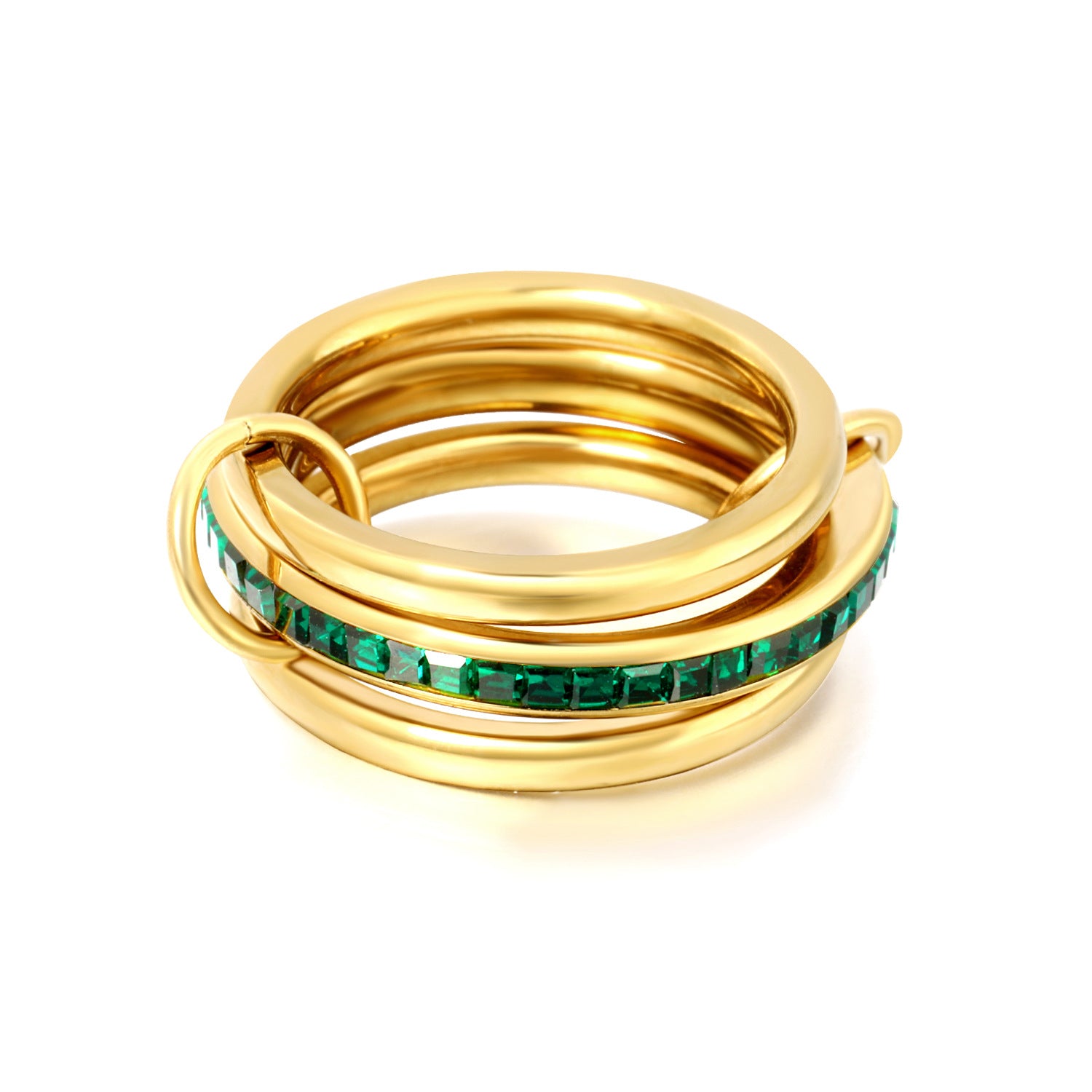 Damen Ring mit funkelnden Zirkonia und elegantem Design Shop Nory