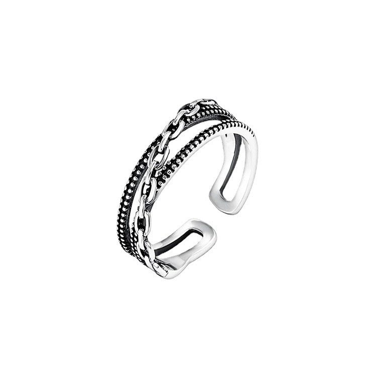 Damen Moderner und stilvoller Ring mit gewundenem Design Shop Nory