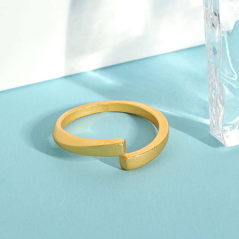 Damen Minimalistischer Goldring Shop Nory