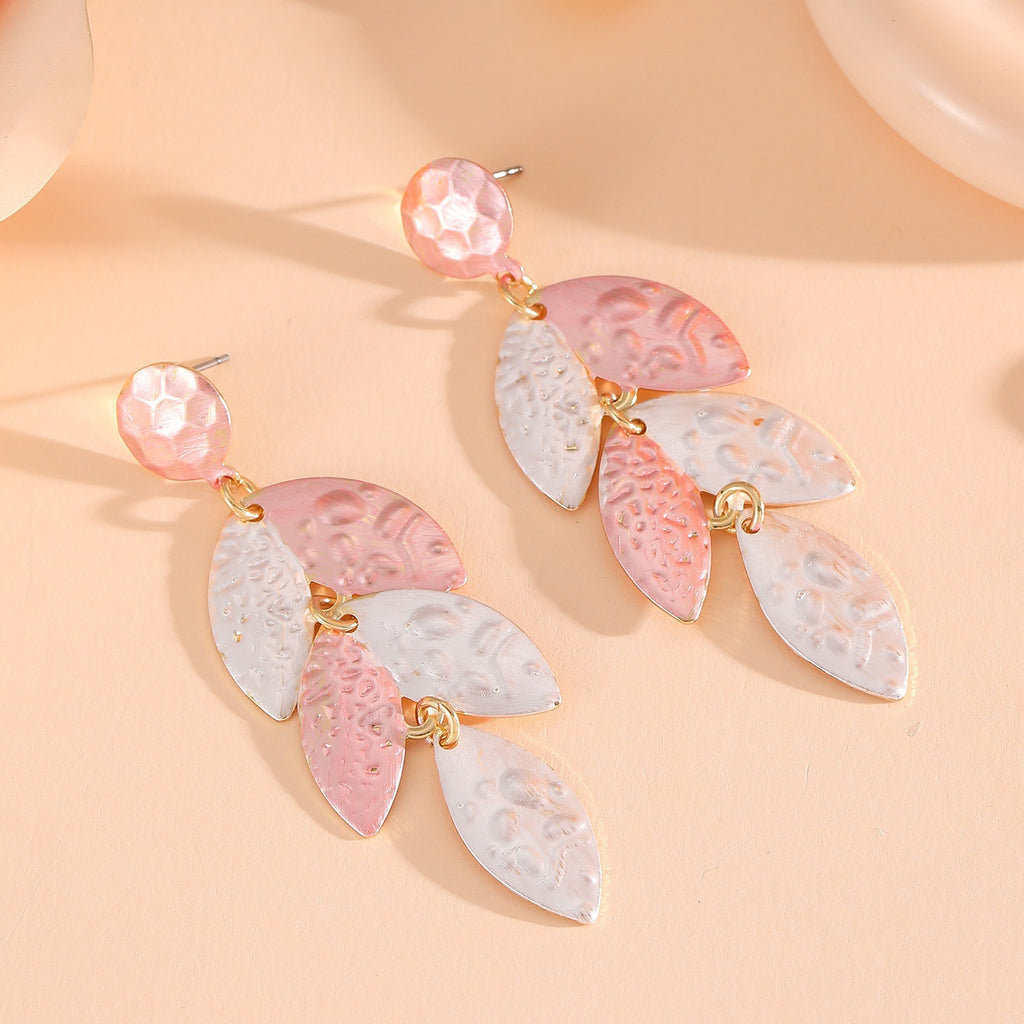 Damen Ohrstecker im floralen Design aus hochwertigem Metall Shop Nory